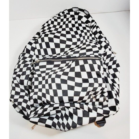 No Boundaries Women's Dome Backpack Black and White 12" x 16" x 5.75 New w Tags - Picture 1 of 5